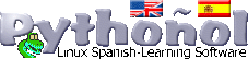 Pythonol Logo -  Spanish-English language software for Linux